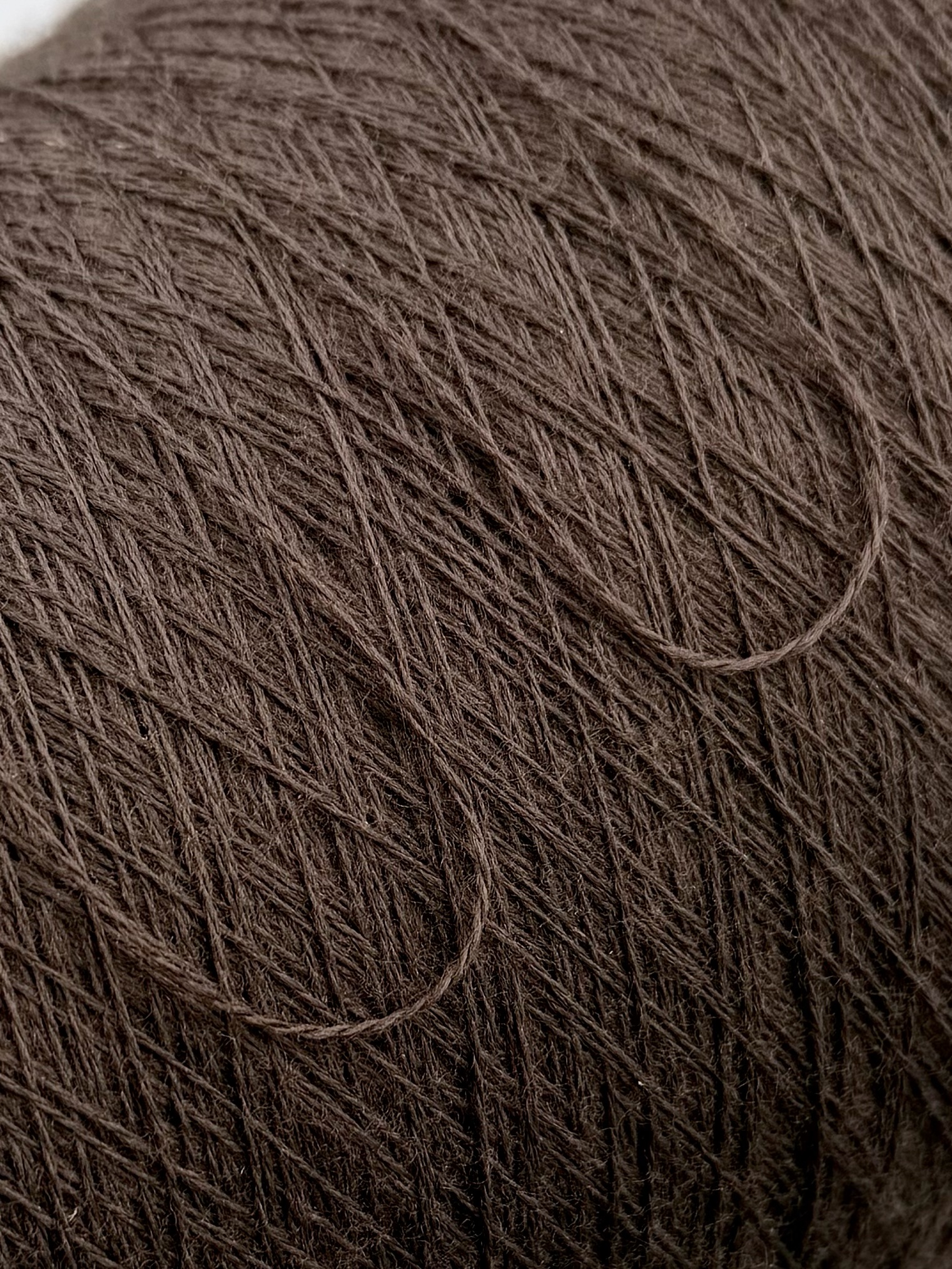 Zegna Baruffa Cashwool 2/30 – Extrafeines Merinogarn Dunkle Schokolade 150531